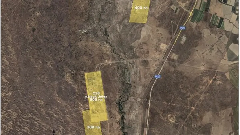 План границ СЭЗ Jibek Joly