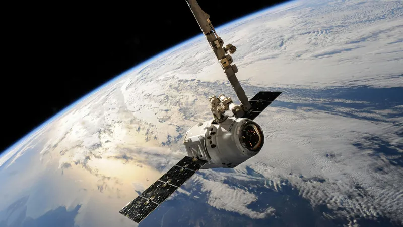 Спутник вокруг Земли, зондирование Земли