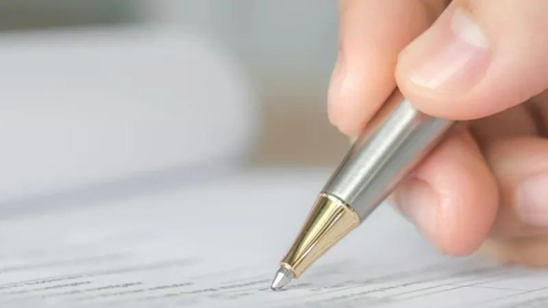 визирование, документ