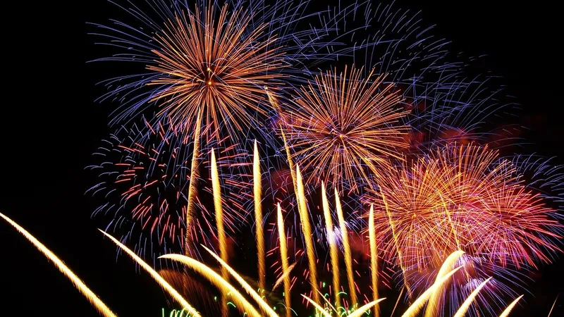 фейерверк, праздник