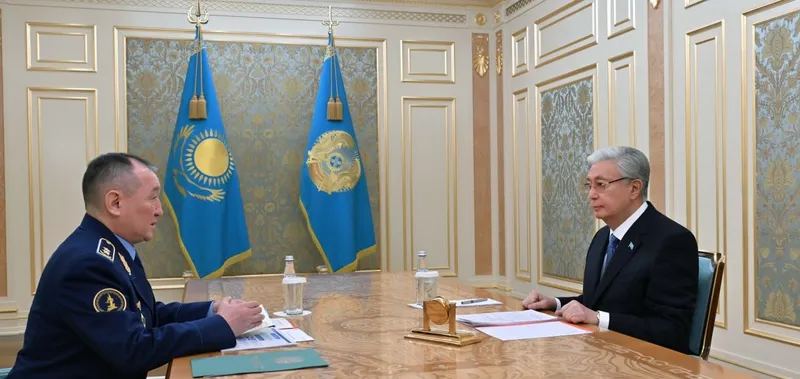 Касым-Жомарт Токаев и Даурен Косанов