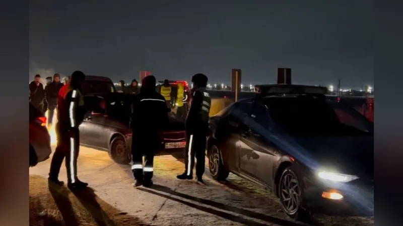 полиция, Мангистау, автоколонна