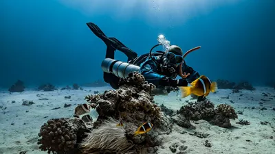 океан, погружение