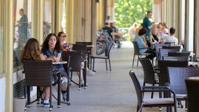 посетители, общепит