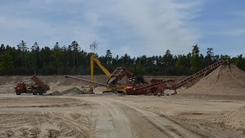 Добыча общераспространенных полезных ископаемых, добыча песка