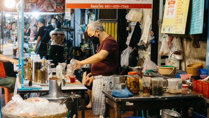 Уличная торговля, Азия 