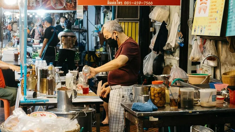 уличная торговля, Азия