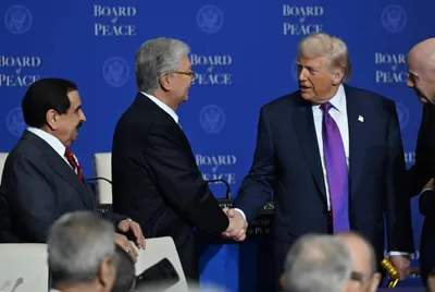 Касым-Жомарт Токаев и Дональд Трамп