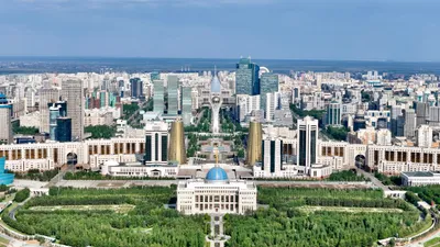 Акорда, резиденция Президента Республики Казахстан, здание Акорды, Астана, город Астана, достопримечательности Астаны, столица Казахстана, пейзаж Астаны, виды Астаны, виды города Астаны