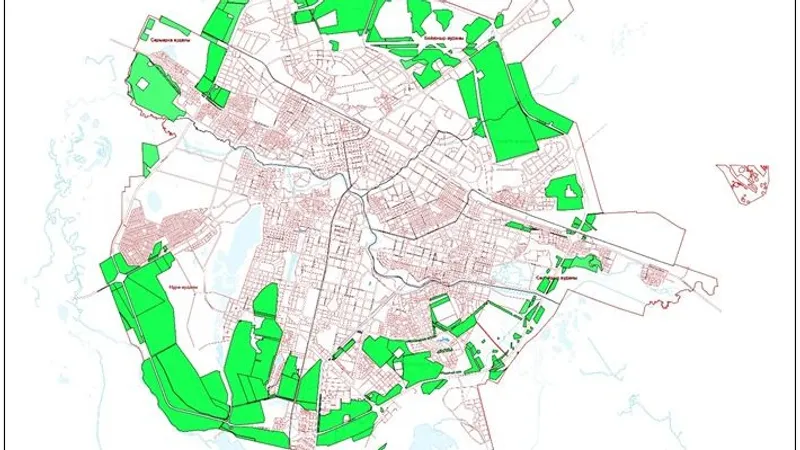 Лесопарковая зона Астаны