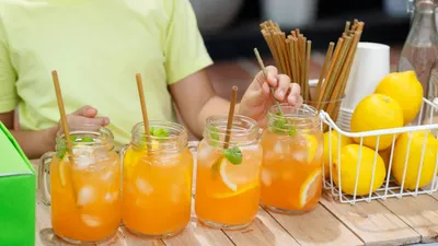 фрукты, напиток