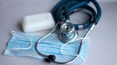 Медицинские изделия, стетоскоп, маска