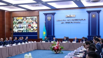 генпрокурор Берик Асылов на заседании Координационного совета