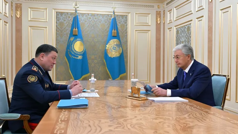 Касым-Жомарт Токаев и Ержан Саденов