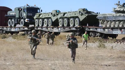 армия, солдаты, Казахстан, военные, танки, БТР, БРДМ