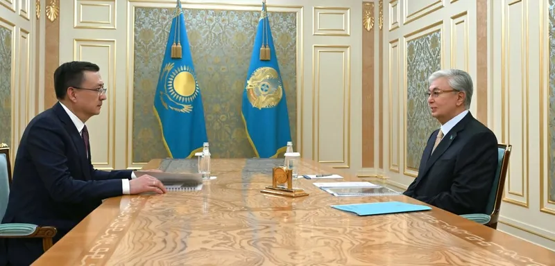 Касым-Жомарт Токаев и Канатбек Жайсанбаев