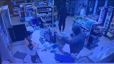 грабеж, АЗС, нападение