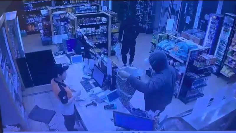 грабеж, АЗС, нападение