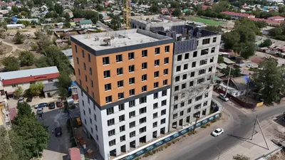 Город Конаев, строительство домов в Конаеве