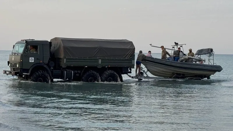 поиски тел, Каспийское море